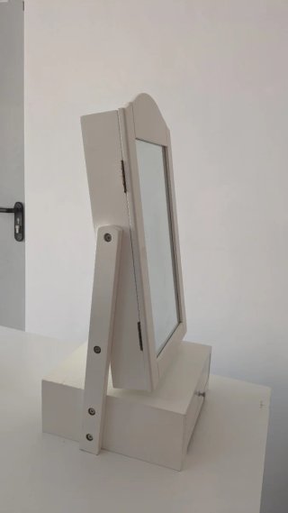 Joyero de sobremesa blanco