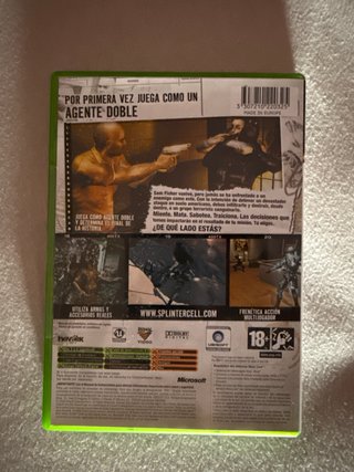 Splinter Cell Double Agent Xbox PAL ESP