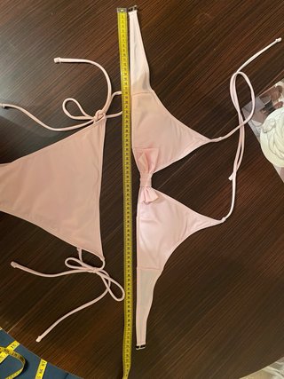 Bikini Dazy rosa con lazo