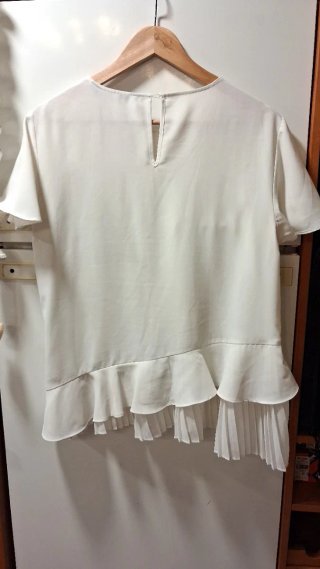Blusa Zara Blanca Talla L