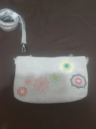 Bolso Desigual Beige con Flores