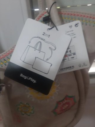 Bolso Desigual Beige con Flores