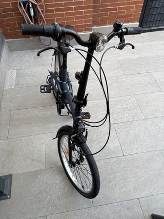 Bicicleta plegable Btwin Fold 500 azul