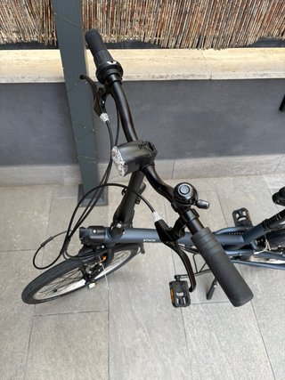 Bicicleta plegable Btwin Fold 500 azul