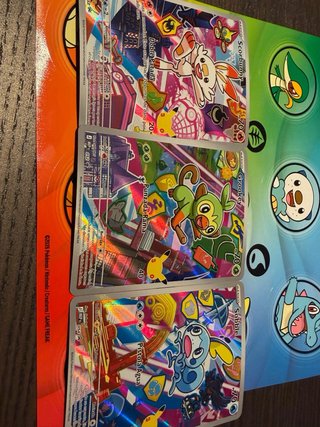 Cartas Pokémon Galar Starter Generación 8