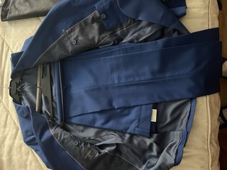 Traje azul