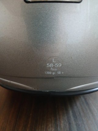 Casco Jet NZI Talla L Maxi Plata