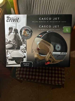 Casco Moto Negro con Visera Bandera Italiana