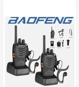 2 Walkie Talkies BAOFENG con Accesorios