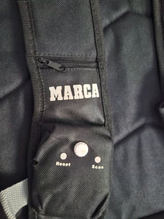 Mochila con radio. Nueva.