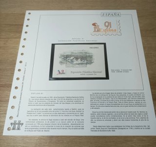 23 Sellos y Filoestuches España 1991