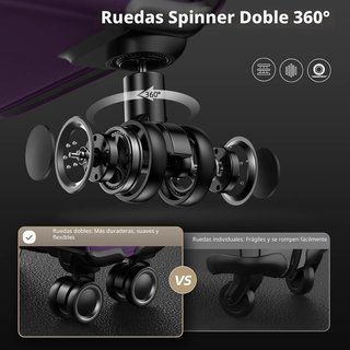 Juego 3 Maletas Blandas Premium Extensibles Morada