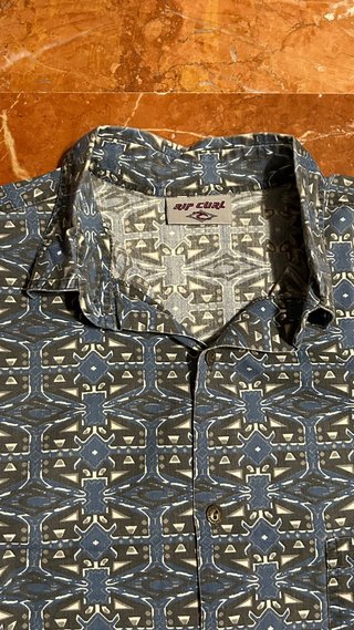 Camisa Rip Curl Estampada Talla XL 1992