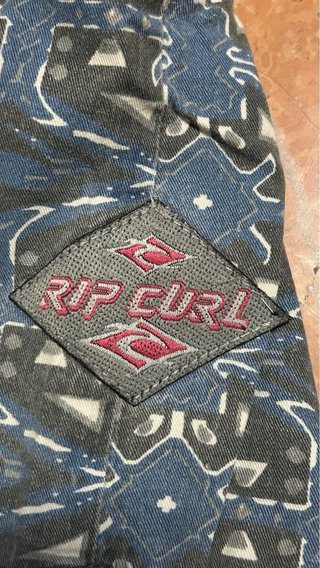 Camisa Rip Curl Estampada Talla XL 1992