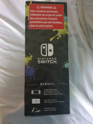 Nintendo Switch OLED Splatoon 3 Edición sin abrir