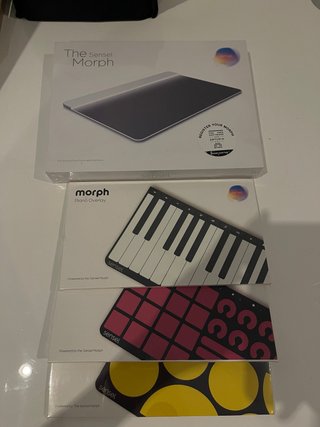 Sensel Morph + Piano Overlay + Drum Pad