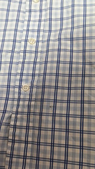 Camisa Polo Ralph Lauren cuadros azul y blanco