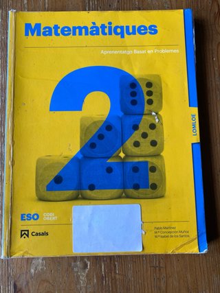 Matemàtiques, 2 ESO, Codi obert, Aprenentatge b...