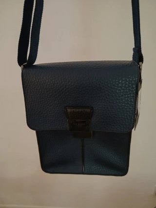 Bolso piel azul navy Ted Baker London