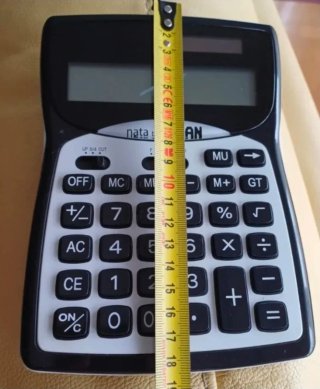 Lote artículos de oficina: calculadora, ratón, car