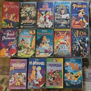 Lote VHS Clásicos Disney Variados