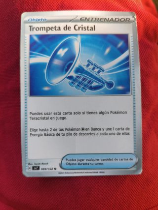 Carta Pokémon Trompeta de Cristal