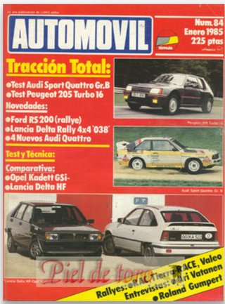 Lote de revistas Automovil año 1985 - Completo