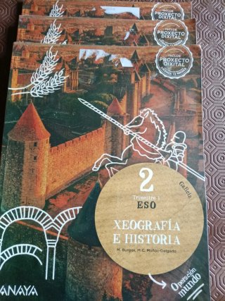 Libros de texto xeografia e Historia