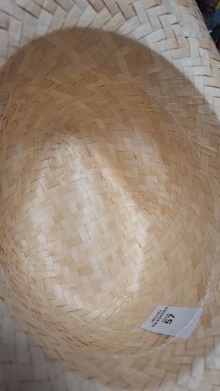 Sombrero de paja beige