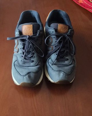 Zapatillas New Balance, cuero nobuck Talla 42
