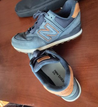 Zapatillas New Balance, cuero nobuck Talla 42