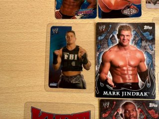 Lotto 9 Card WWF WWE Lamincards Edibas Topps
