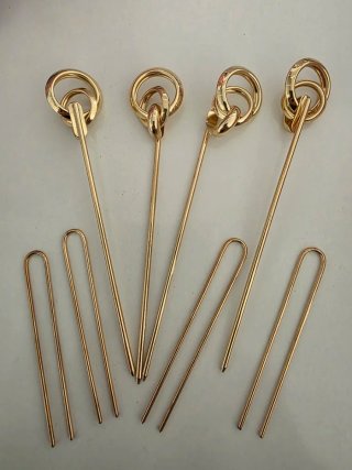 Horquillas Fallera Doradas