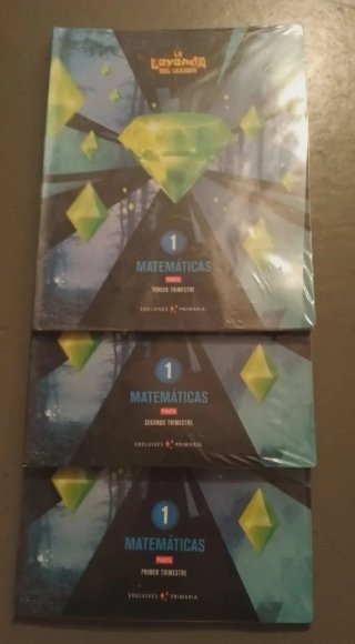 Libros matemáticas 1° Primaria Edelvives