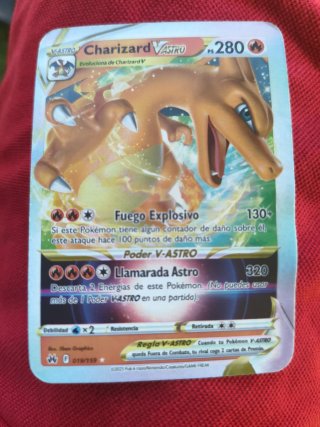 Carta Pokémon Charizard V-ASTRO 019/159