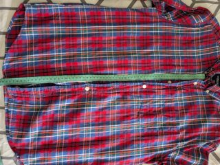 Camisa Springfield cuadros azul y rojo