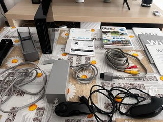 Nintendo Wii Consola Negra + Accesorios
