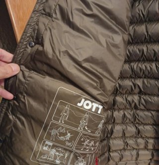 JOTT sobrecamisa de plumón XL