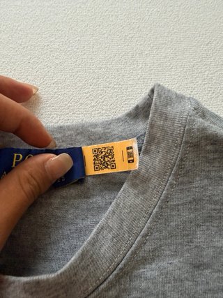 Camiseta Ralph Lauren Gris Talla S