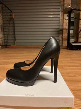Décolleté Renda Nere Tacco a Spillo Tg. 37