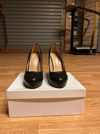 Décolleté Renda Nere Tacco a Spillo Tg. 37