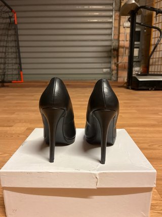 Décolleté Renda Nere Tacco a Spillo Tg. 37