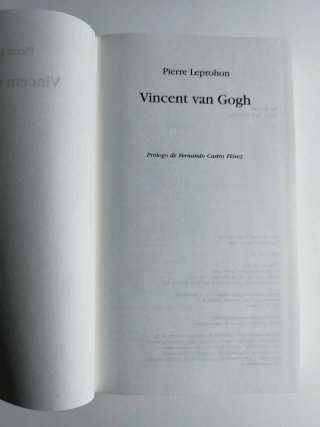 Libro Vincent van Gogh – Pierre Leprohon.