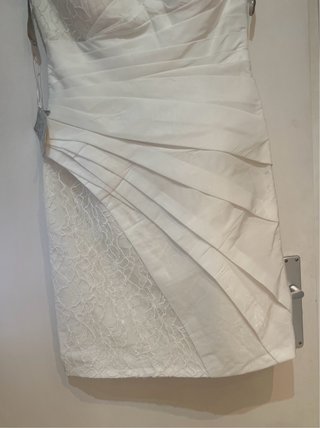 Vestido Gemy Maalouf fiesta blanco T.40