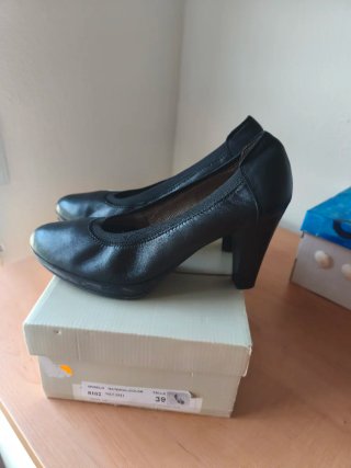 Zapatos de tacón negros mujer