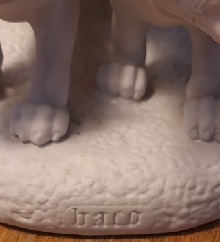 Baco en Carro Triunfal Biscuit