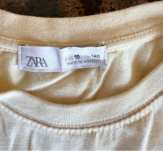 Camiseta Zara Beige Talla M