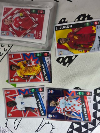 Cromos de fútbol Topps - Jugadores Estrella