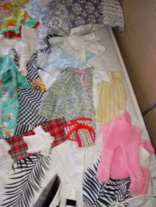 Set di Abbigliamento per Bambole Anni '70/'80