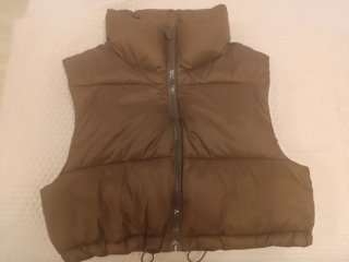 Chaleco Stradivarius Marrón Talla XS